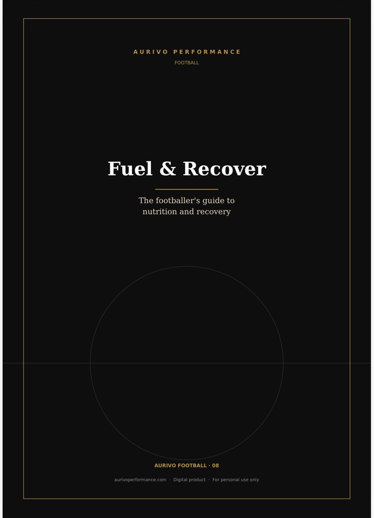 Fuel & Recover – football (soccer) nutrition and recovery guide