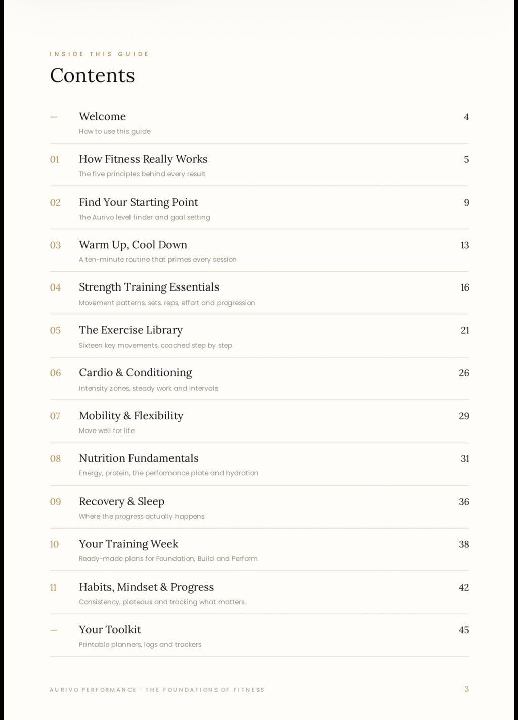 The Foundations of Fitness: Complete Ebook All-Levels Guide