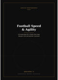 Football Speed & Agility 6-week plan – digital training guide